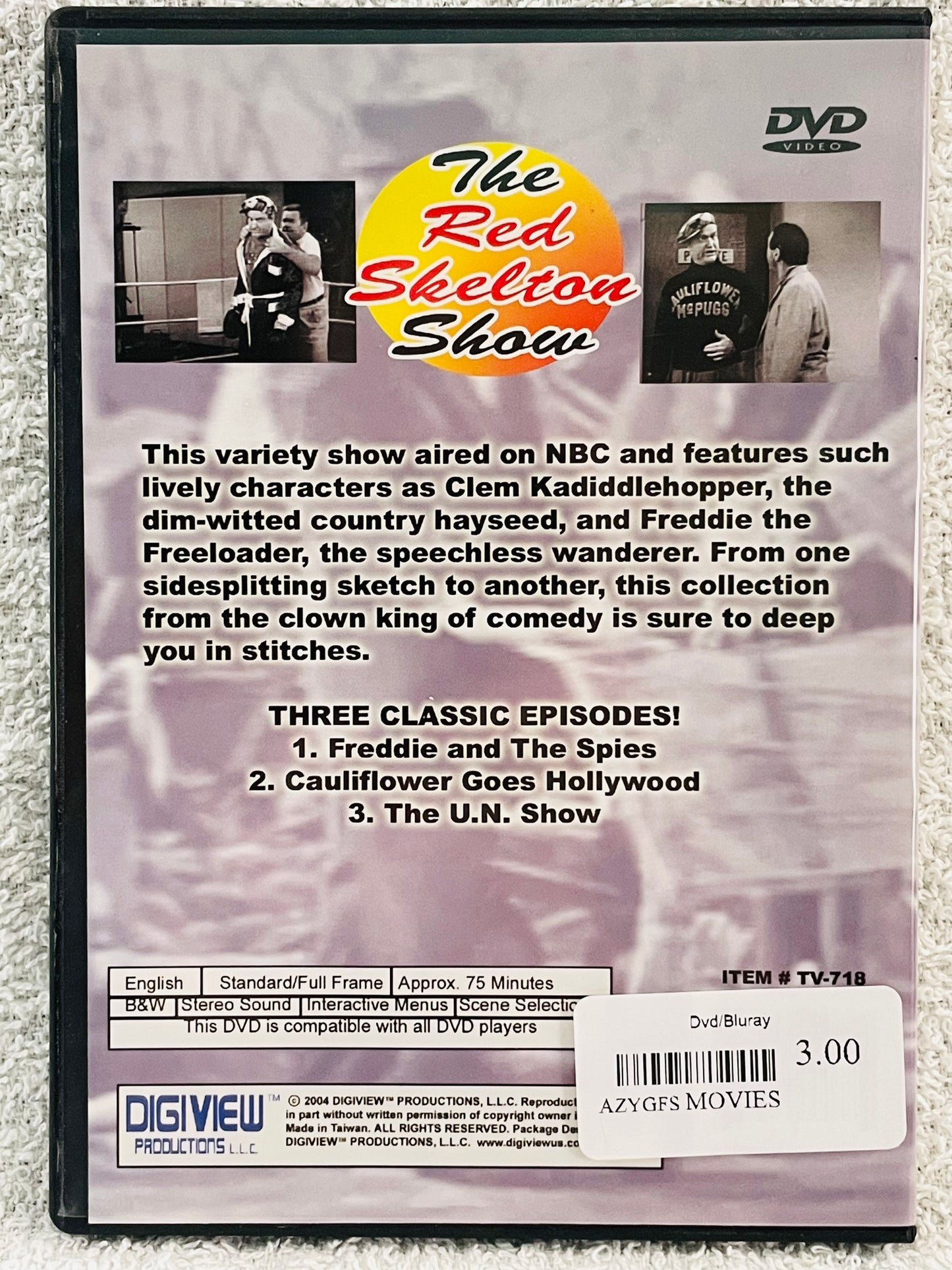 The Red Skeleton Show 3 Classic Episodes