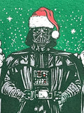 Star Wars Christmas Graphic Tee Shirt Darth Vader GREEN Adult 2X