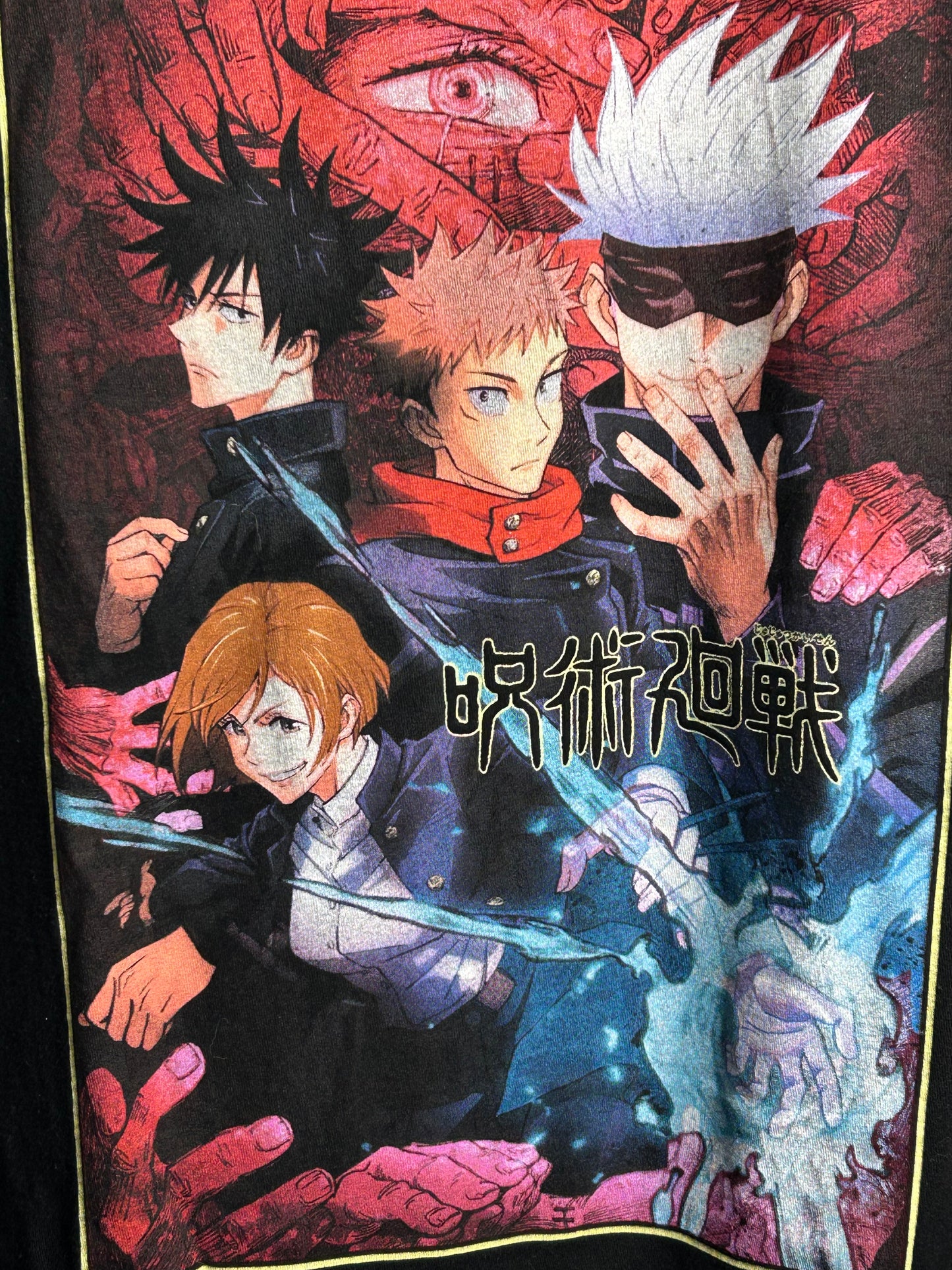 Box Lunch Jujutsu Kaisen Black Graphic Tee Adult L