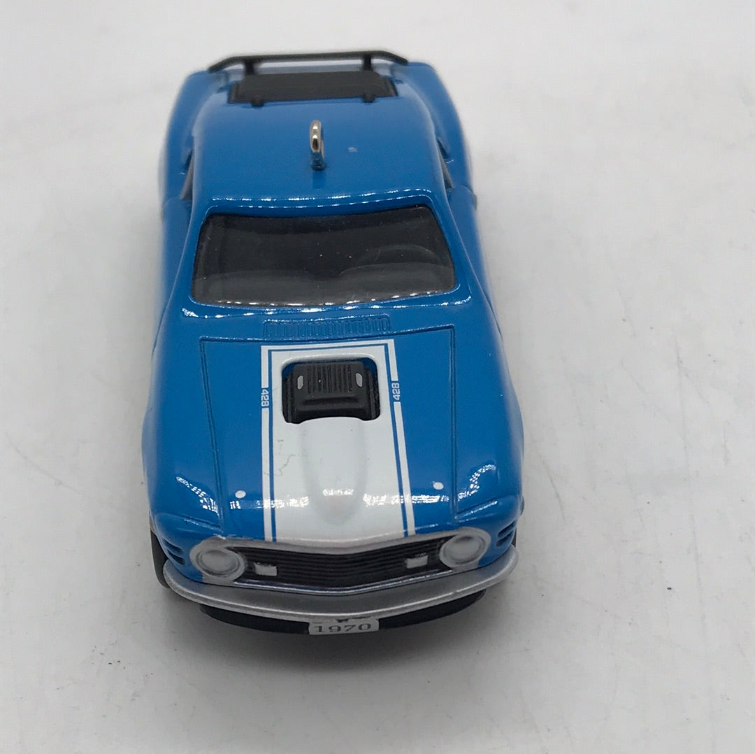 Hallmark Ornament NO BOX:  (2002) 1970 Ford Mustang Blue