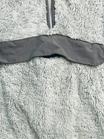 Gerry Sherpa Like Fuzzy 1/2 Zip Pullover Jacket with Hidden Kangaroo Pouch Mens M