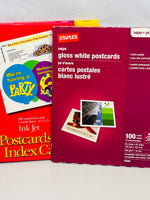 Large LOT Ink/Laserjet Printer Paper Specialy Papers: Labels, Business Cards +