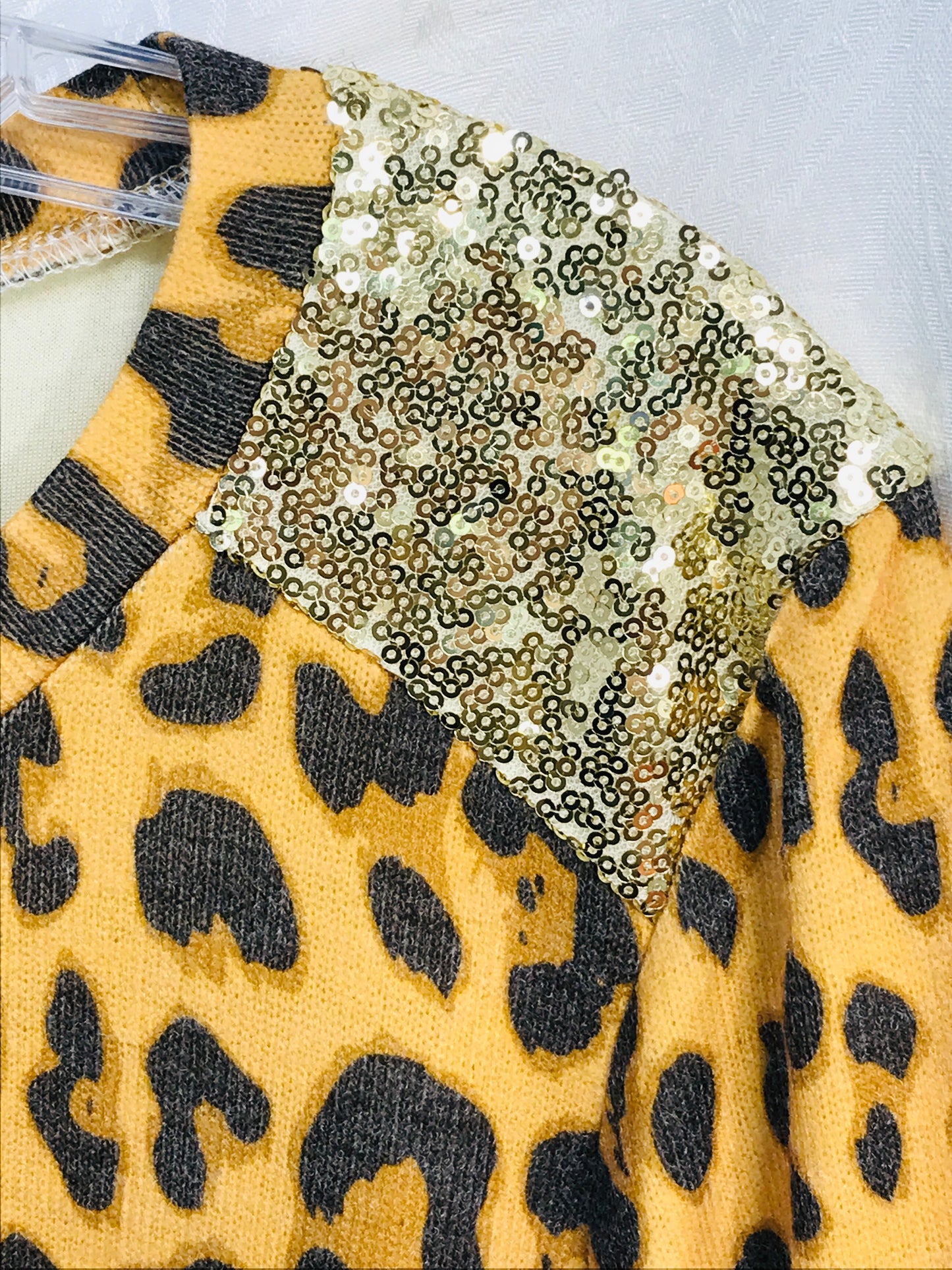 NWT! Simply Southern Animal Print Sweater Dress Ladies S