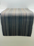 Sonoma Life & Style Table Runner Brown Tan Gold Stripes