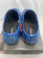 NIB! Easy Works by Easy Street Kris Navy Ripple Clogs Ladies 10