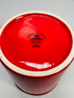 Boston Warehouse Kitchen Utensil Holder RED Ceramic