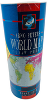 Arno Peters UNCOUNTED World Map Cylinder Puzzle 650 pcs