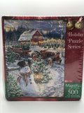 NEW! Unopen Box Majestic Puzzle 500 PC HoIiday Puzzle Series Christmas Party