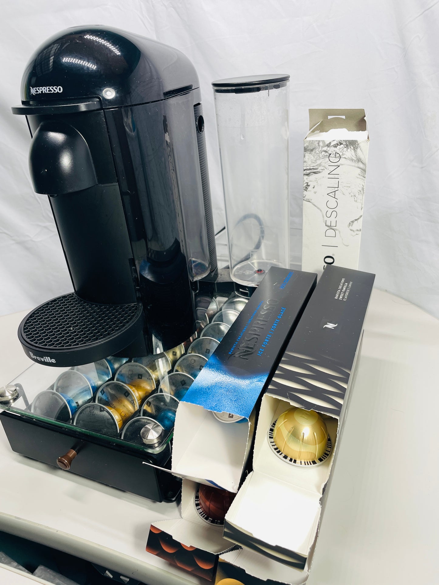 TESTED Nespresso VertuoPlus + accessories and lots of Capsules Pods
