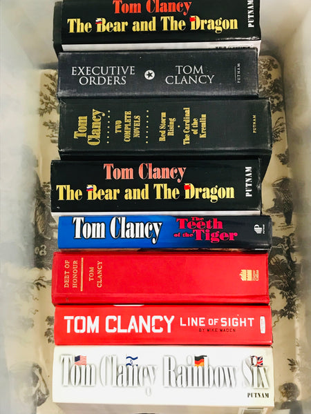 (8 Book Set)  TOM CLANCY  Variety Titles ALL Hardcover