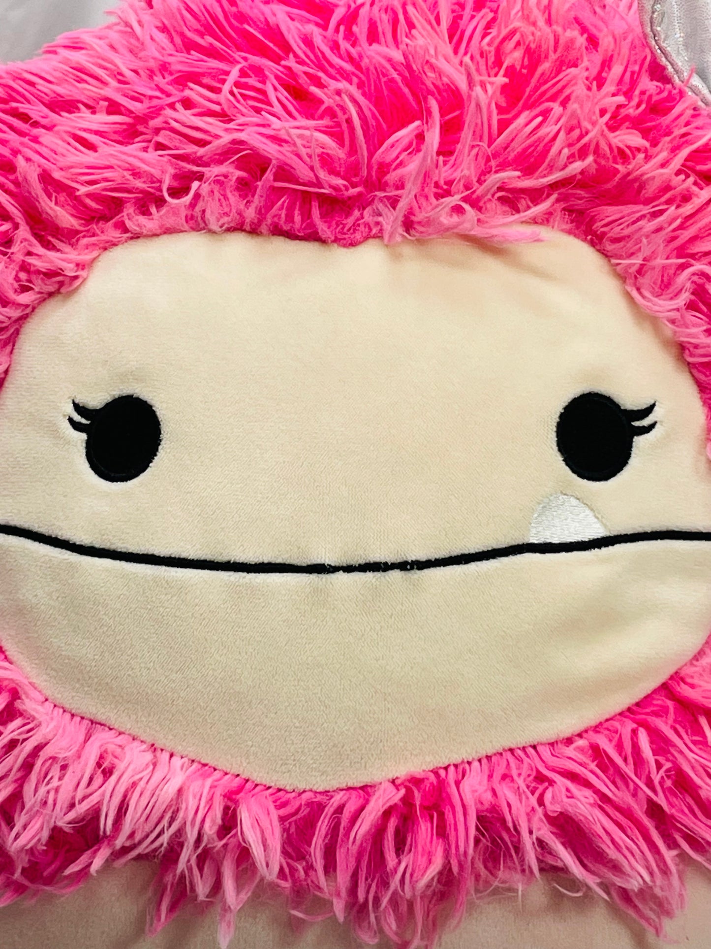 Squishmallows 14" Caparinne Pink Bigfoot LT WEAR Freshly Laundered