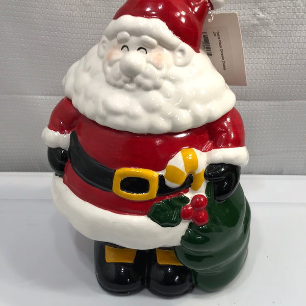 Santa Claus Ceramic Cookie Jar