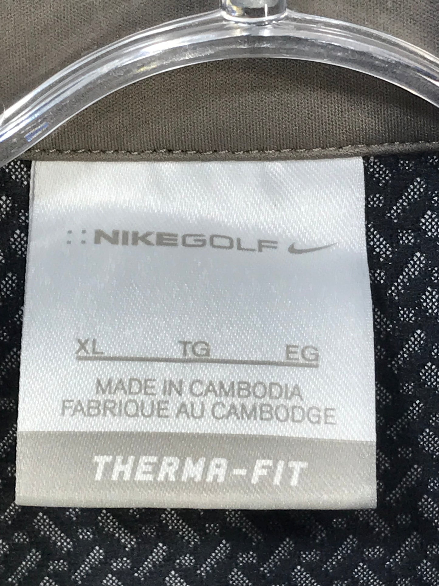 Nike Golf Therma-Fit Bronze Half-Zip Pullover Ladies XL