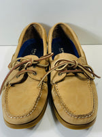 Sperry Top Sider Boat Shoe Tan Leather 7M LT WEAR