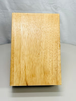 Farberware Wooden Knife Block 14 Slot Natural Wood Shows Wear