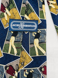 Vintage Tie Jacobs Roberts LTD Golf Themed Mens Neck Tie All Silk