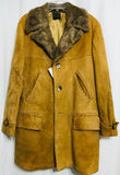 Dartmouth Outfitters Tan Leather Coat Adult L