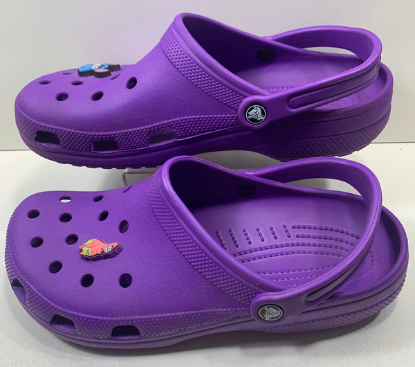 Crocs Classic Clog Slip Ons Purple M11 LT WEAR