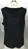 NEW Sioni Black Velvet Shirt Ladies XL