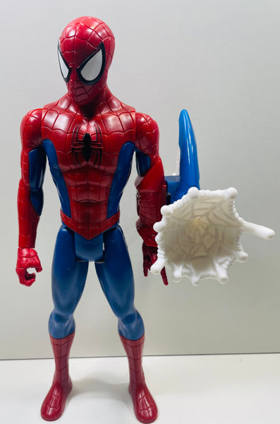 Marvel Spiderman w/ Web Launcher Action Figure 11"
