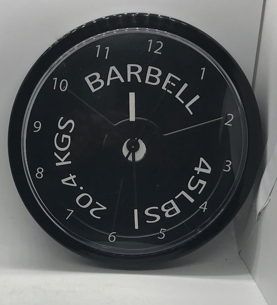 45lbs Barbell Battery Operated Clock 9.5"