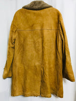 Dartmouth Outfitters Tan Leather Coat Adult L