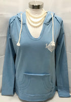 Coconut Creek Blue "Savannah Georgia" Lightweight Hoodie Ladies S