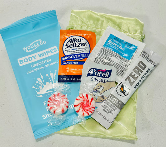 HANDMADE Hangover Recovery Kits LOT 64 Party Wedding