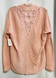 Versona Pink Cardigan Shawl Sweater Ladies S