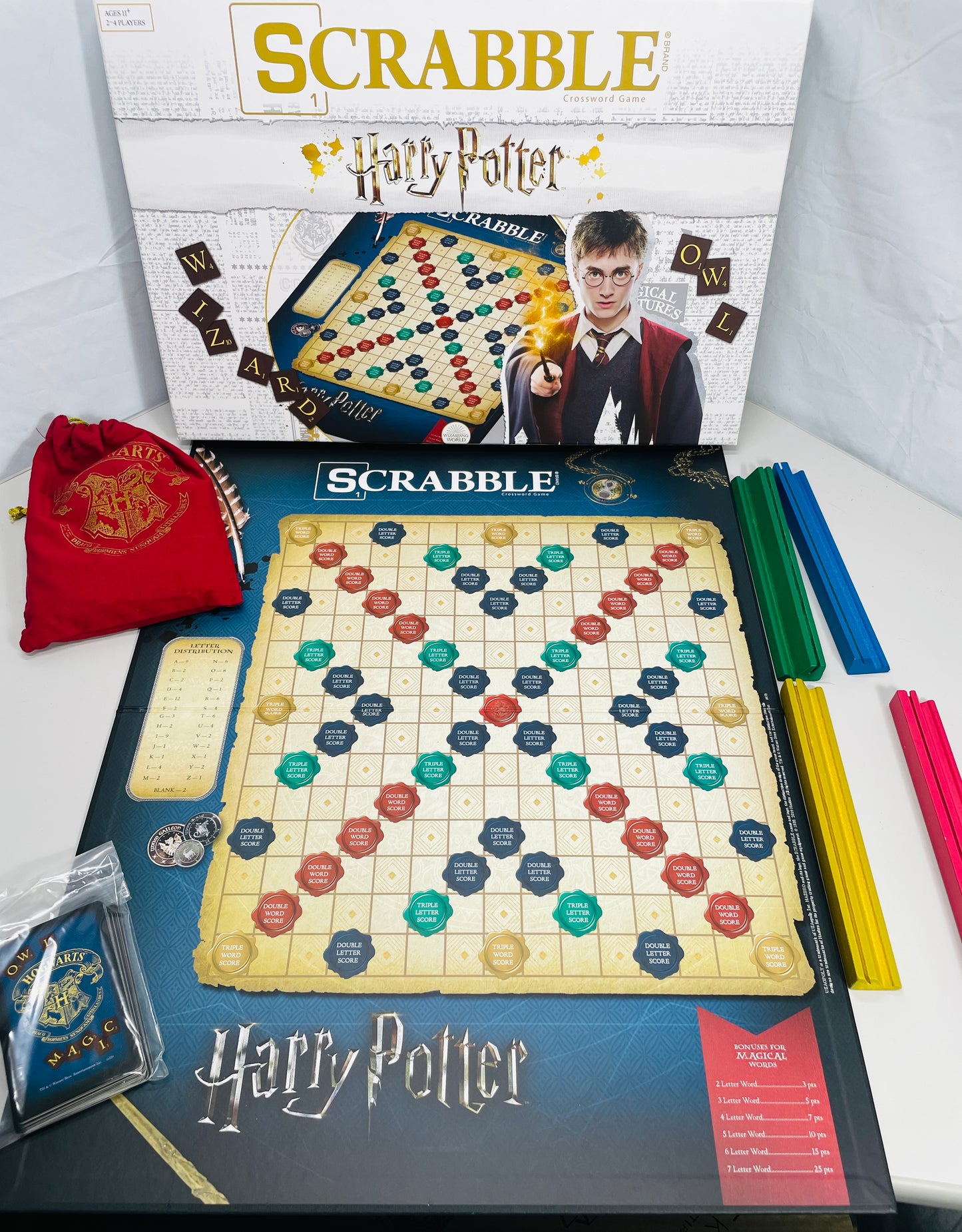 NEW Open Box Harry Potter Scrabble Board Game 2019