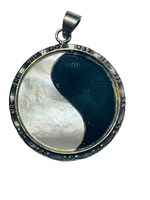 Sterling Silver 925 Necklace Pendant Yin and Yang