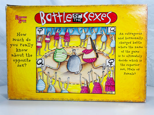 University Games Battle of the Sexes Board Game