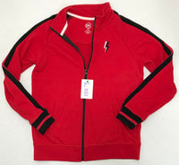 Wonder Nation Red and Black Zip Up Jacket Boys L 10/12