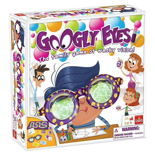 2014 Goliath Googly Eyes Board Game COMPLETE The Family Game of Wacky Vision!