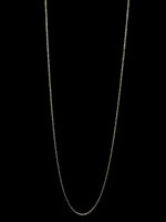 Sterling Silver 925 NECKLACE Long 30" Braided Chain