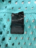 NWT H&M Hole-Knit Dress Teal Ladies XXL