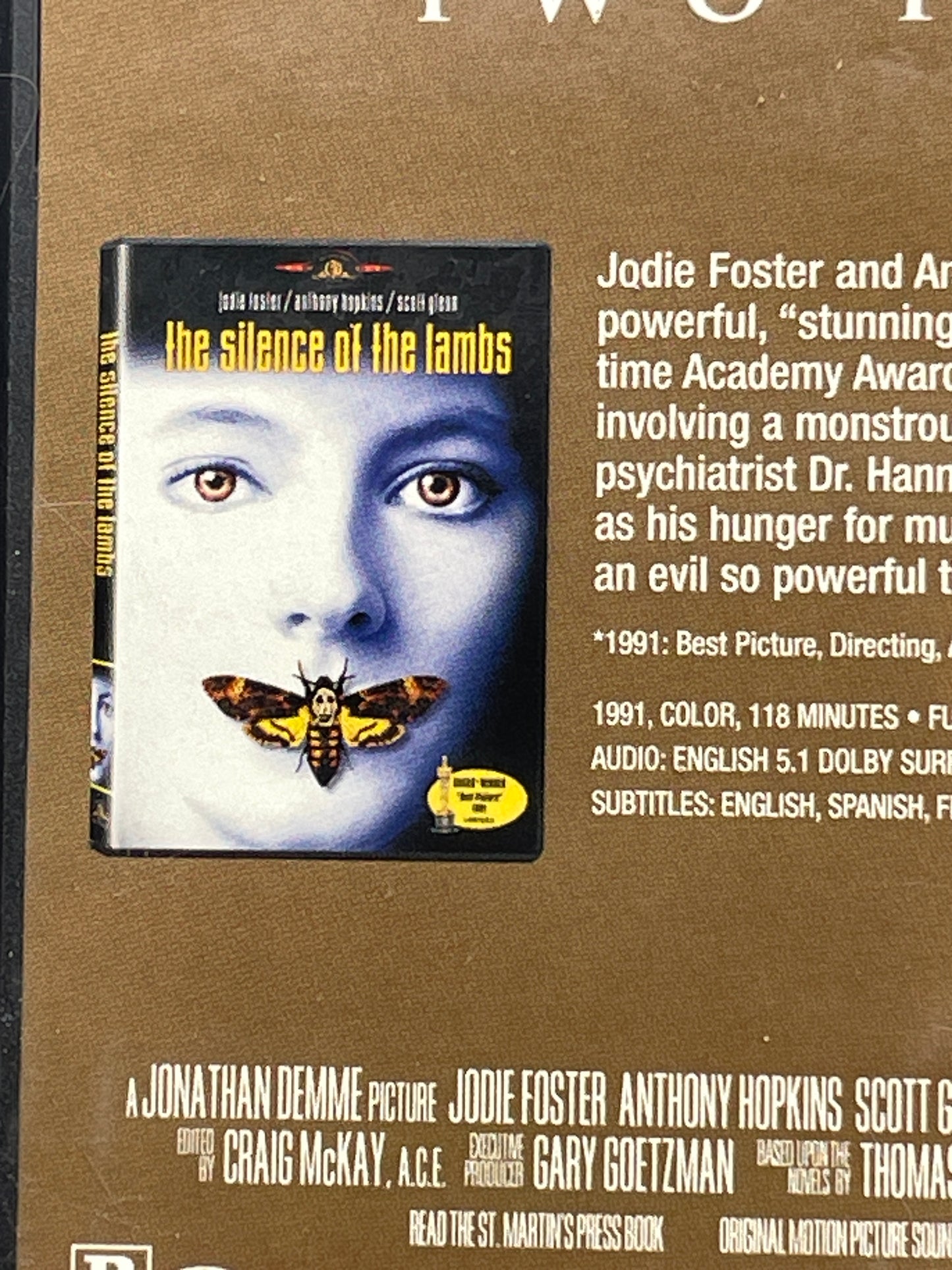 DVD 2007 Hannibal Lecter Two-Pack: Silence of the Lams / Hannibal