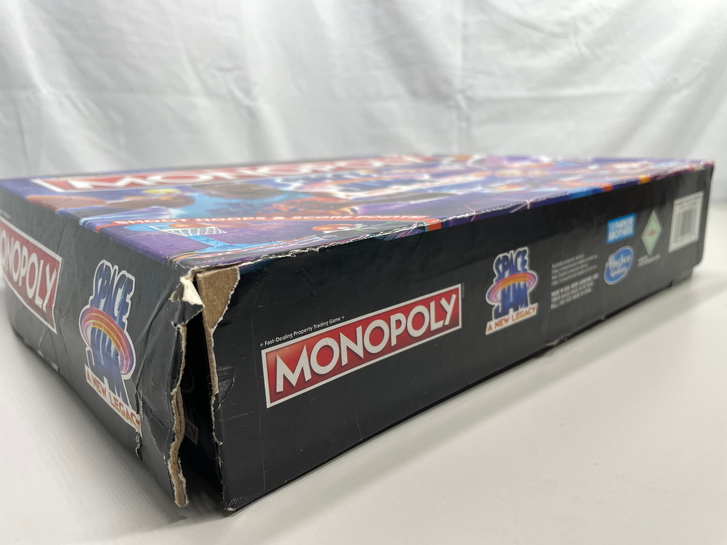 INCOMPLETE Monopoly: Space Jam: A New Legacy Edition Family Board Game, Lebron James Space Jam 2