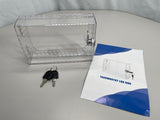 NEW! Thermostat Lock Box Clear w/Key