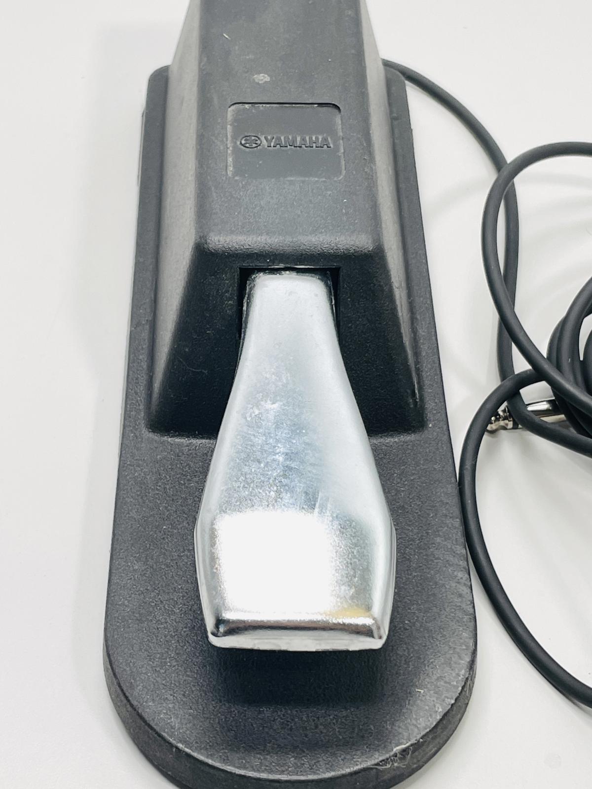 UNTESTED Yamaha Piano Sustain Foot Pedal Black Silver Foot Pedal for Keyboard