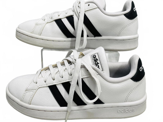 Adidas Grand Court White / Black Shoes Wmns 6