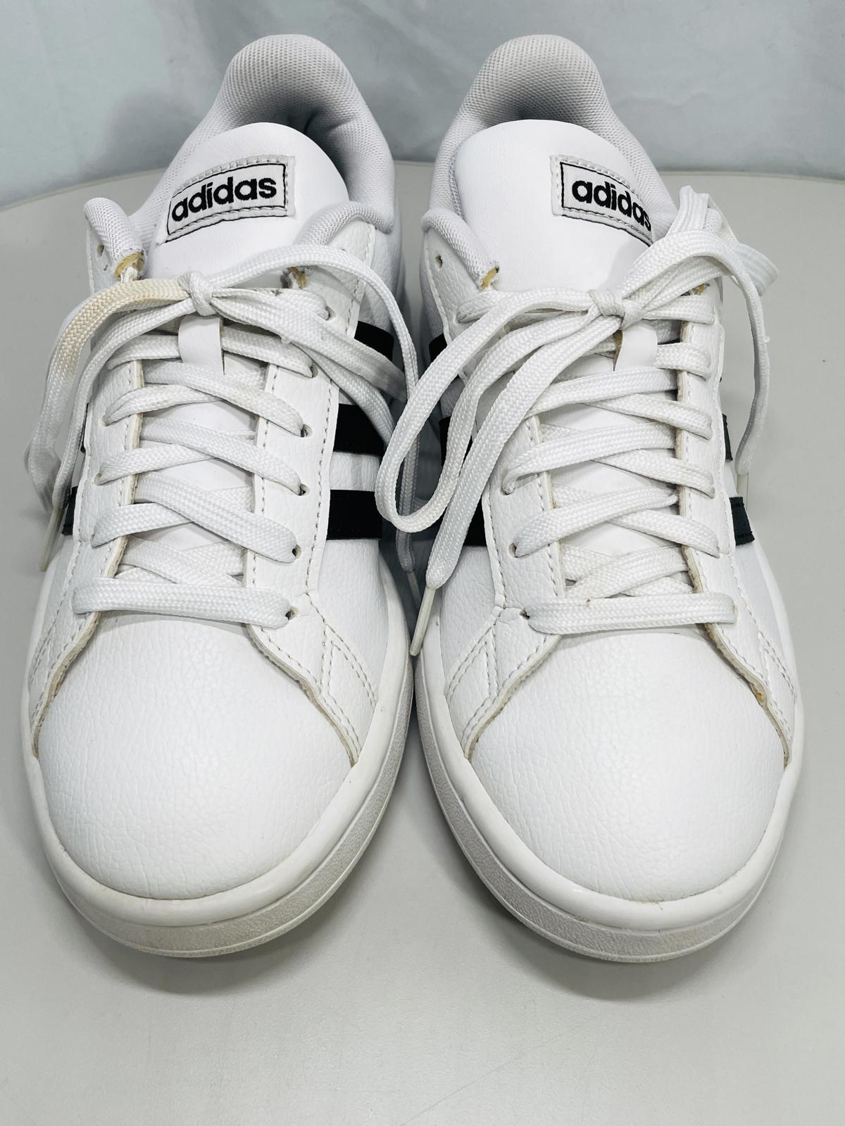 Adidas Grand Court White / Black Shoes Wmns 6