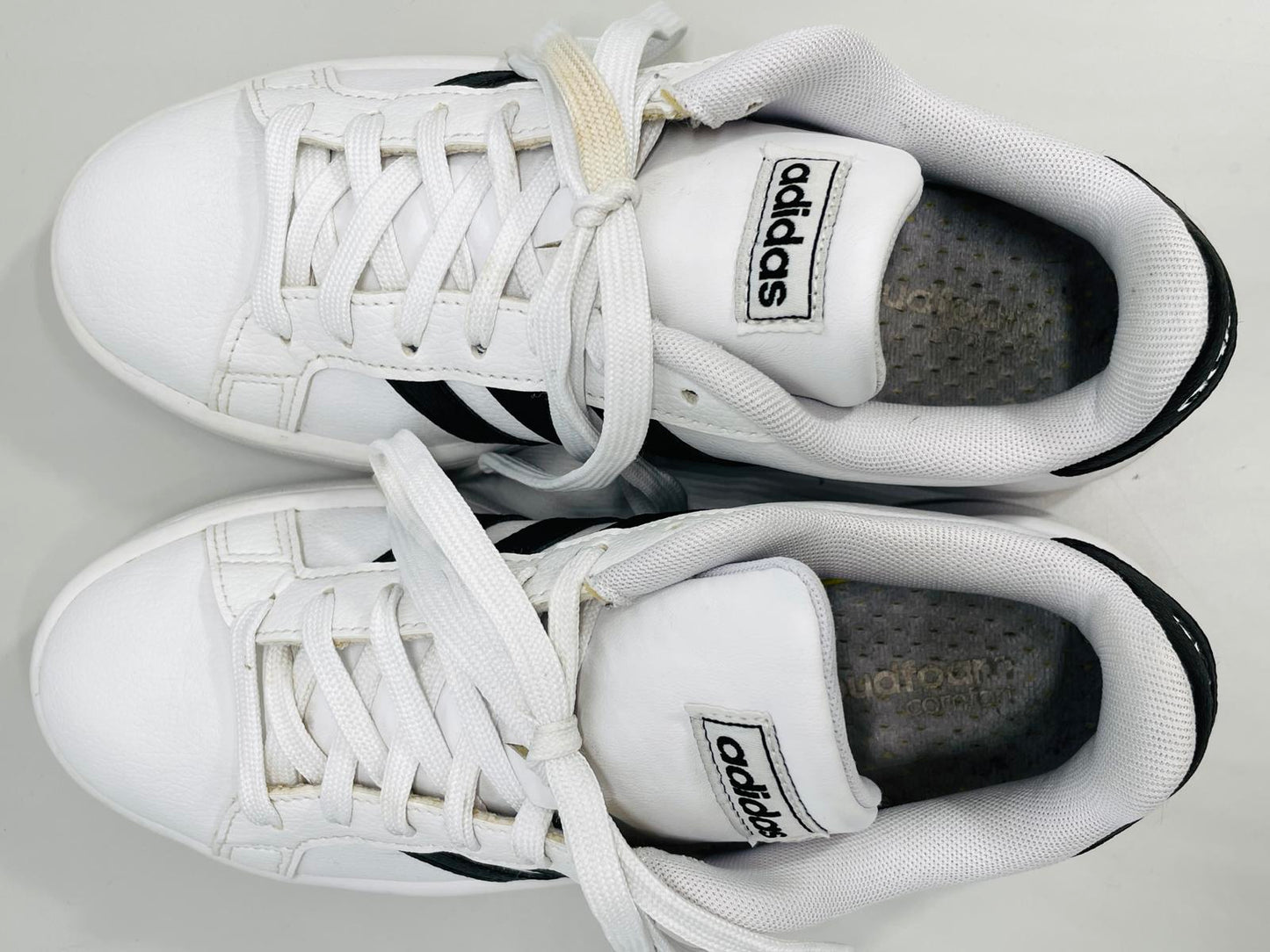 Adidas Grand Court White / Black Shoes Wmns 6