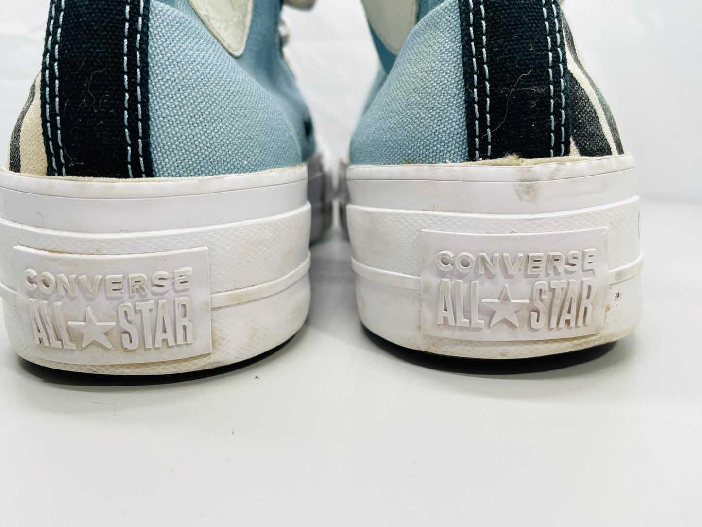 Converse You Chuck 70  Hi Top Mismatched Print Platform Shoes Wmns 8.5