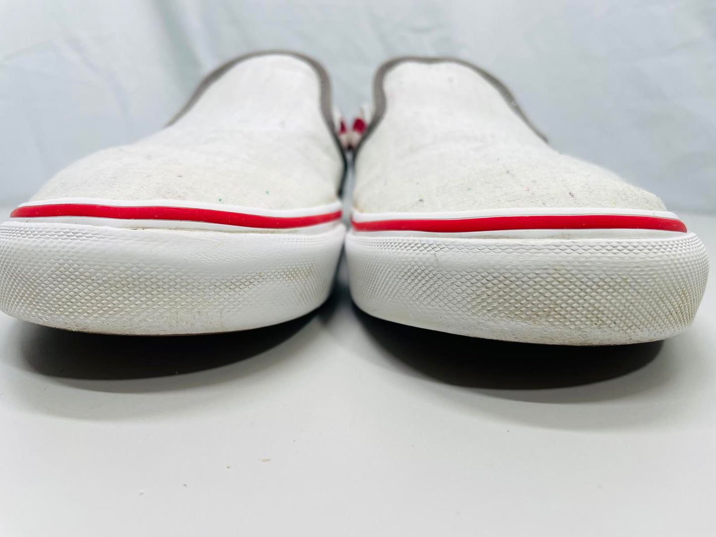 Vans Canvas Classic Slip On 2 Tone US Flag Shoes Mens 10.5