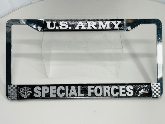 NEW License Plate Frame SPECIAL FORCES Metal