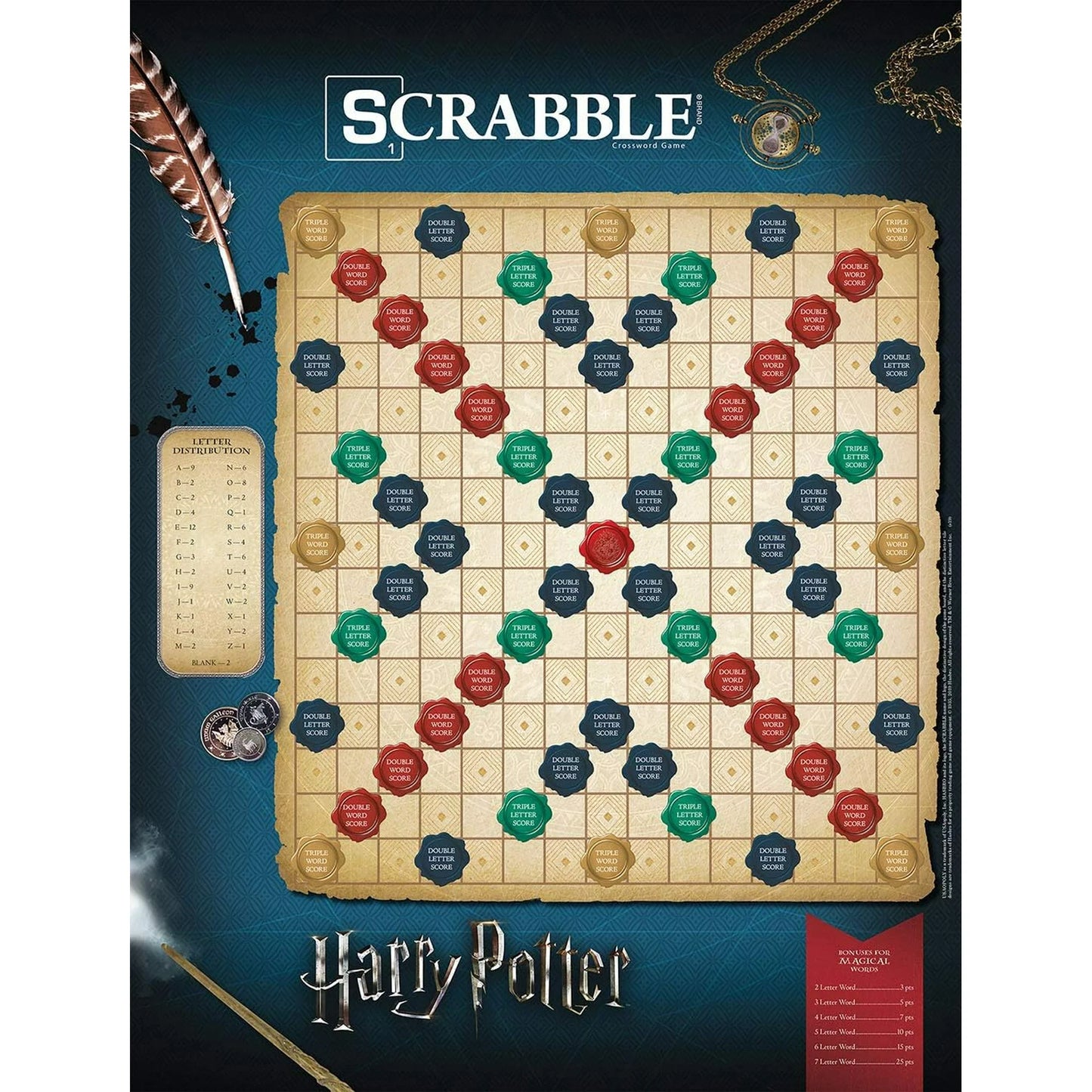 NEW Open Box Harry Potter Scrabble Board Game 2019
