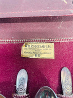 WM Rogers Mfg Co Antique Silverware Set 35 Piece Variety Flatware