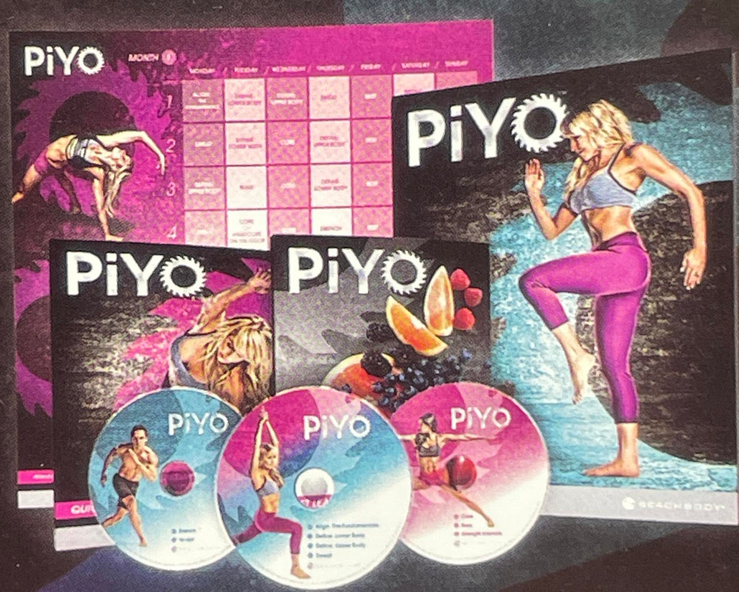 Beachbody 2014 PiYo Workout DVD Set Damaged Package