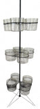 3 Tier Rack Spinner with 12 Plastic Buckets 5' tall Retail, Garden LOCAL PICK UP